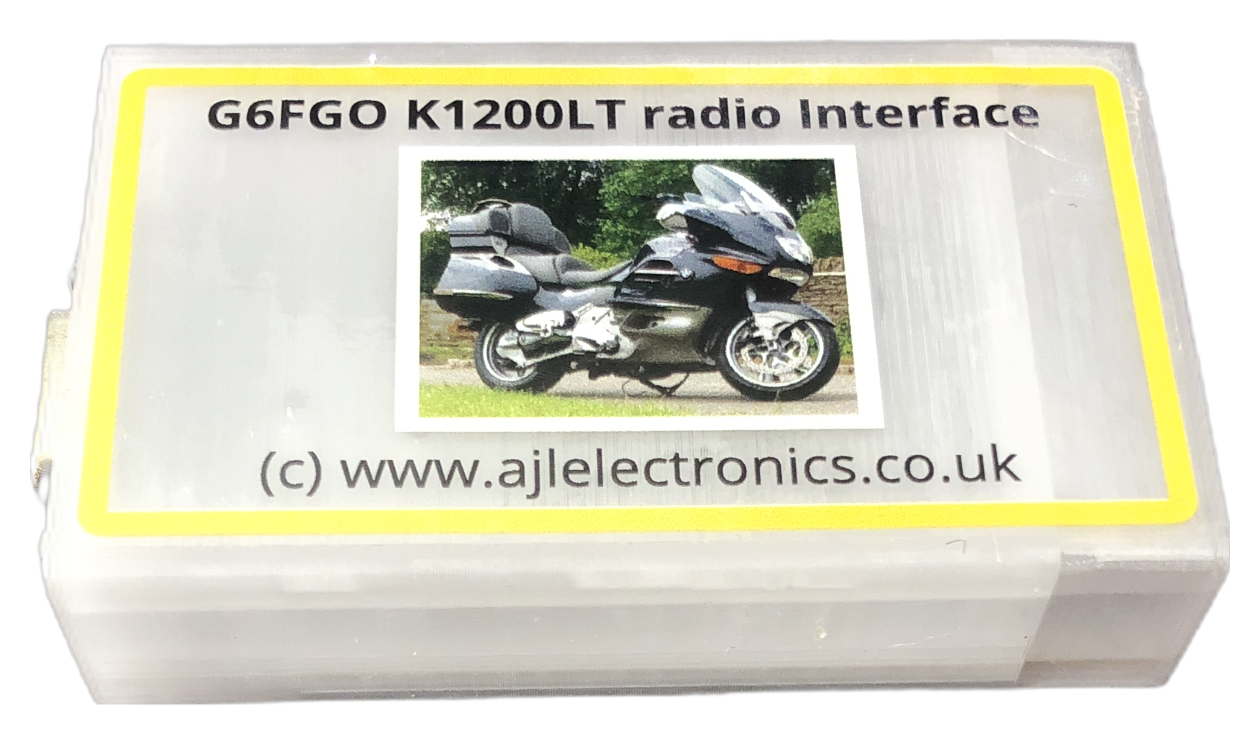 AJL Mark 7 G6FGO Blue Series BMW K1200LT iBus radio interface module