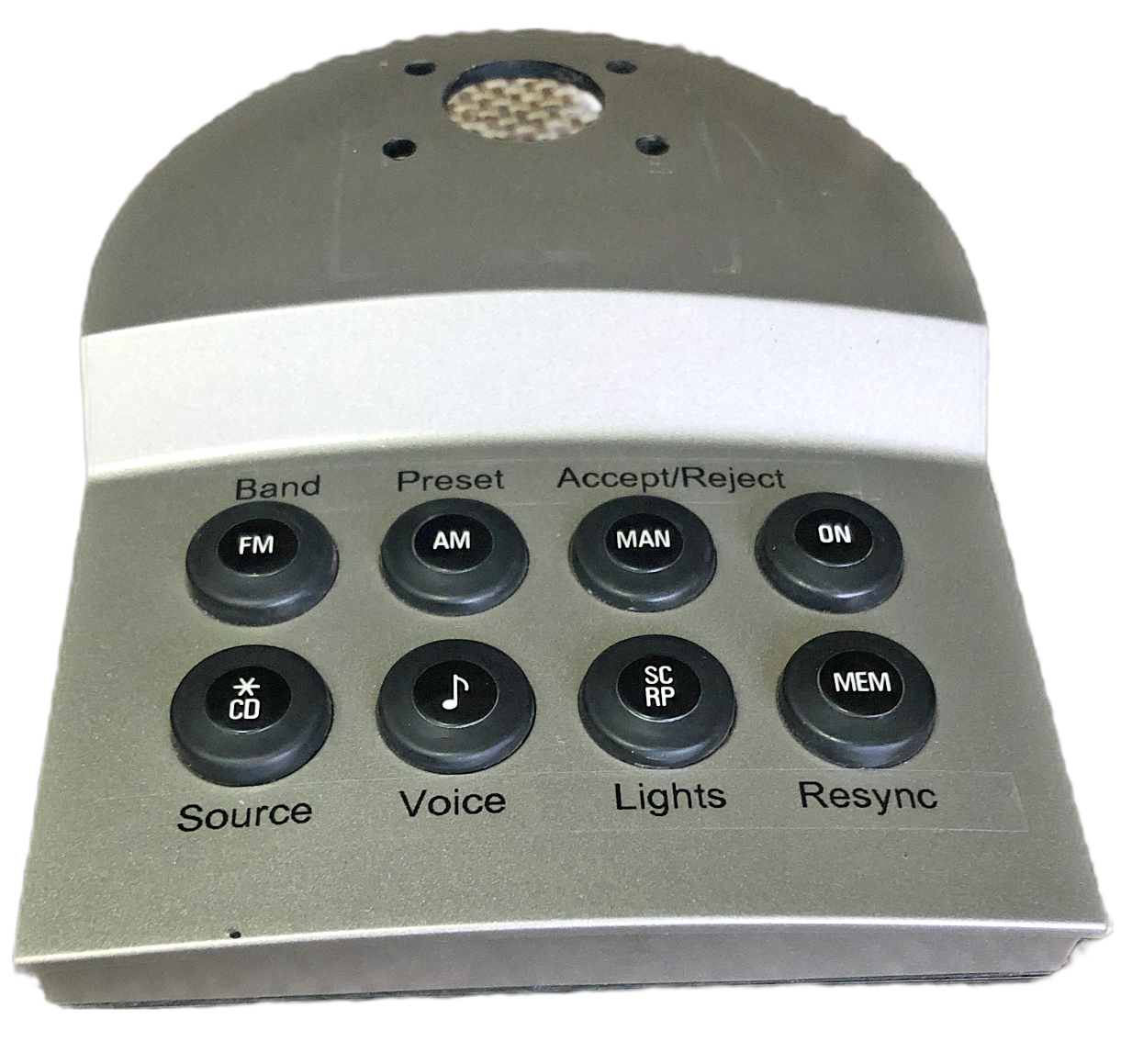 Silver BMW K1200LT radio control panel without an integrated display